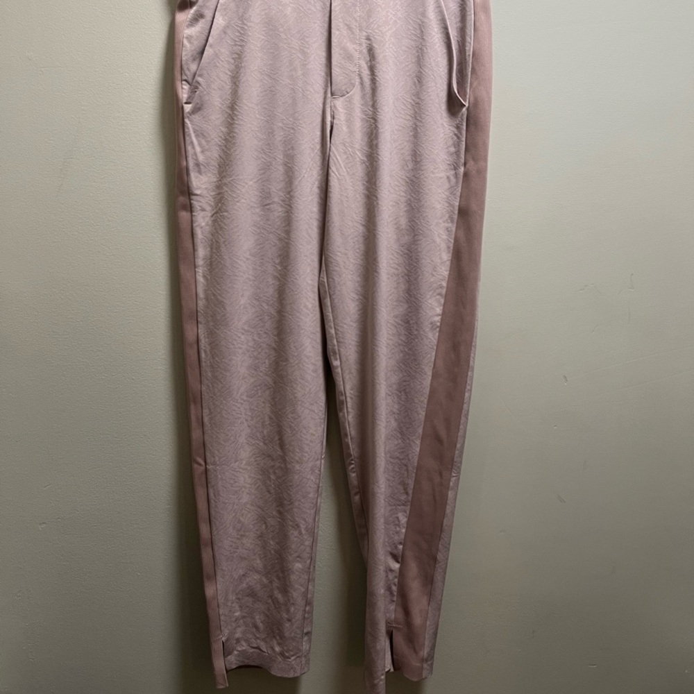 Athleta Brooklyn Textured Ankle pants Dusty pink - Picture 11 of 12